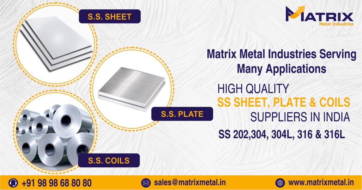 SS SHEETS, PLATES & COILS IN AHMEDABAD