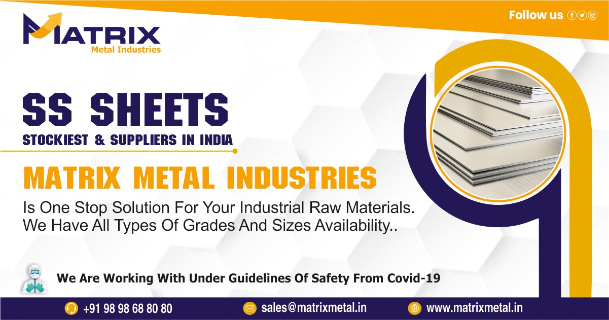 Stainless Steel Sheets Stockist & Suppliers in India