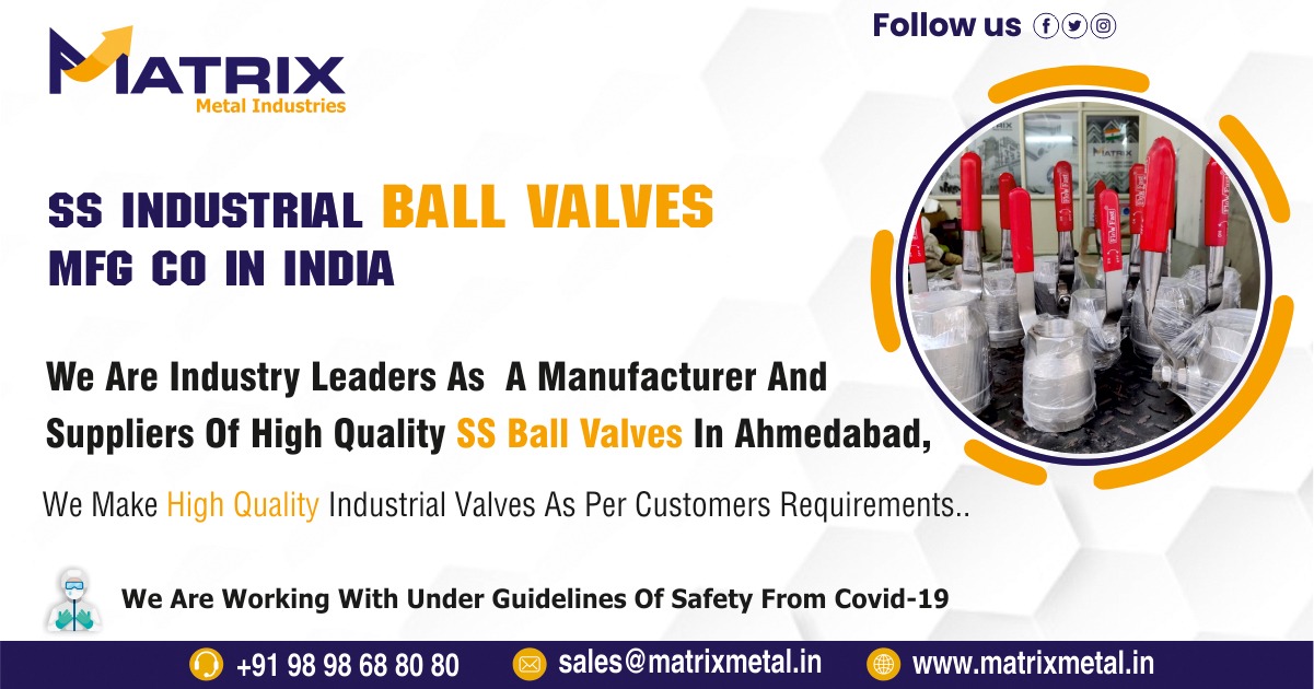 SS INDUSTRIAL BALL VALVES  MFG CO IN INDIA