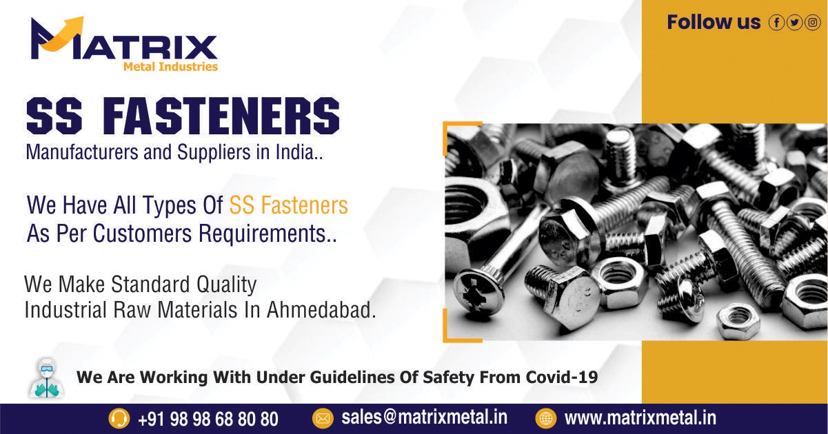 SS Fasteners Manufacturer and Suppliers in India