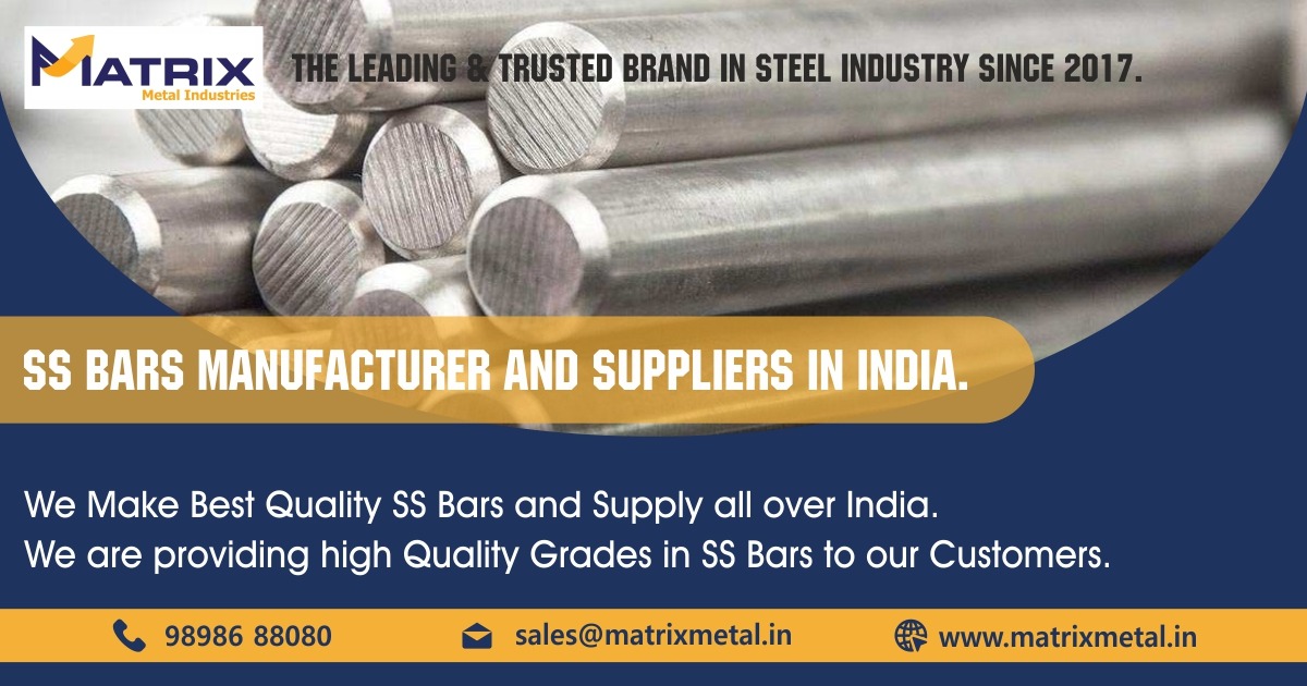 SS Bars Manufacturer and Suppliers in India.