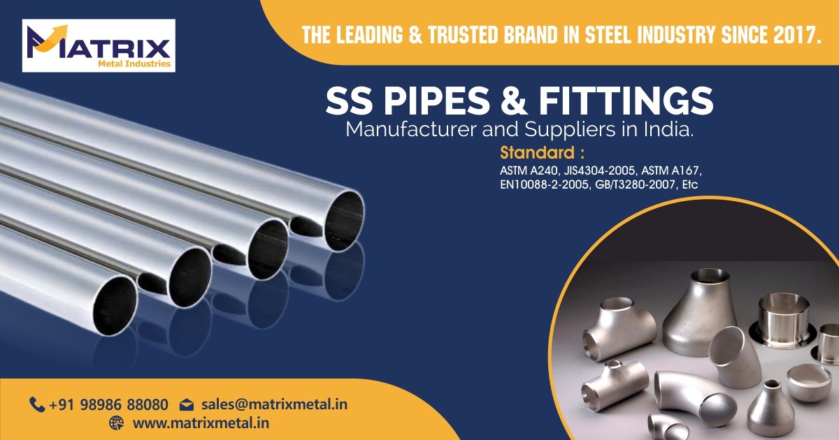 SS Pipes & Fittings Manufacturer & Suppliers in India