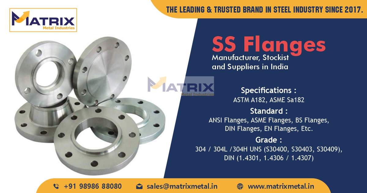 SS Flanges Manufacturer, Stockist and Suppliers in India