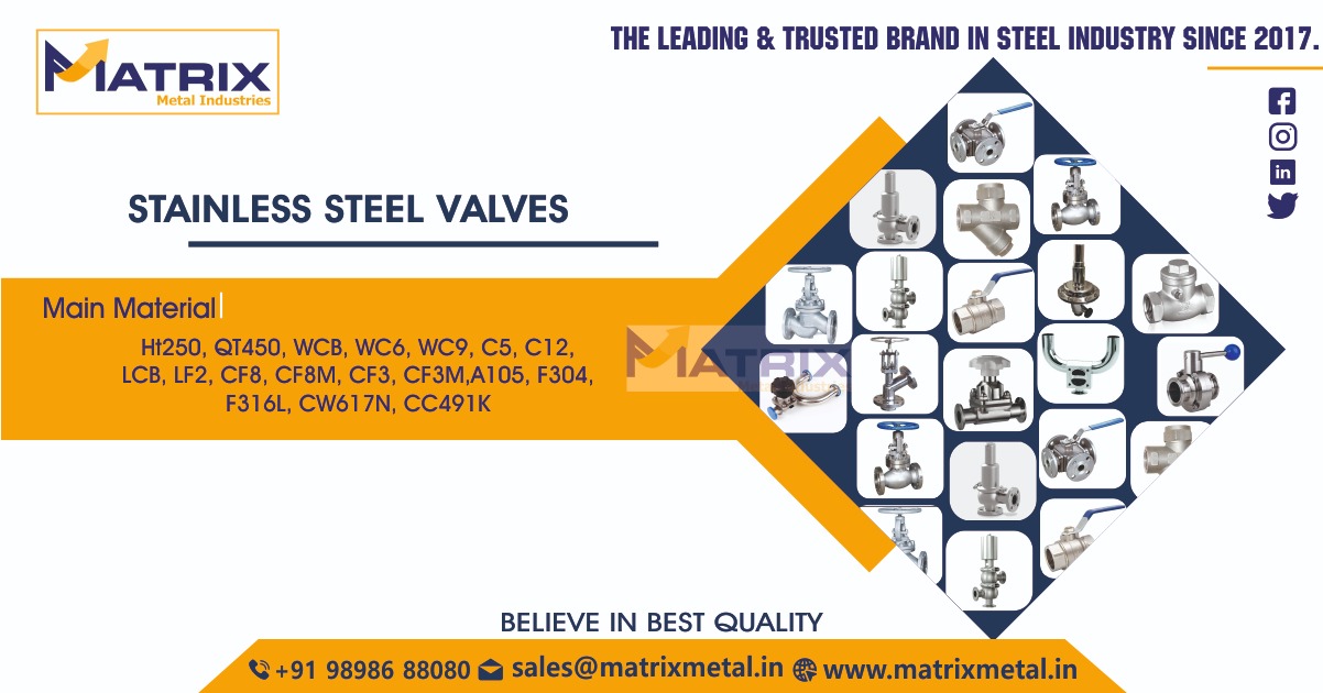 STAINLESS STEEL VALVES MANUFACTURER, DISTRIBUTOR & EXPORTER IN INDIA
