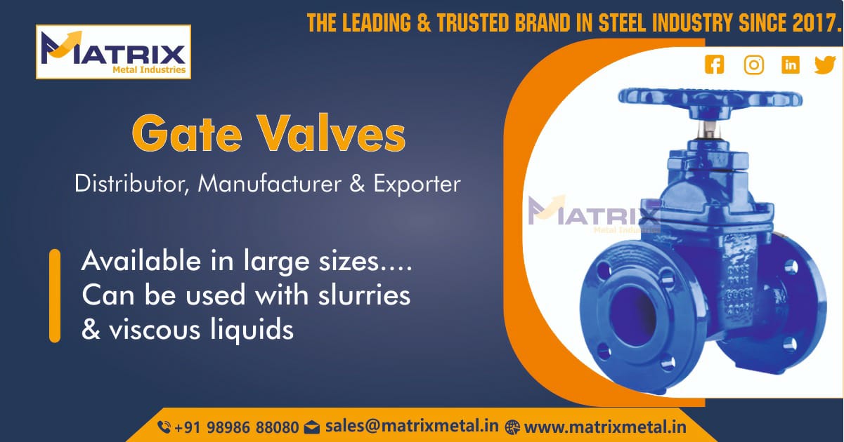 Gate Valve Manufacturer, Exporters & Distributor in India