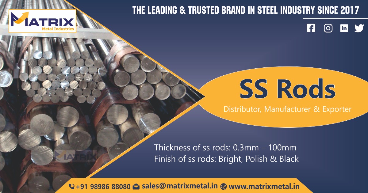 SS Rods Manufacturer & Suppliers in India