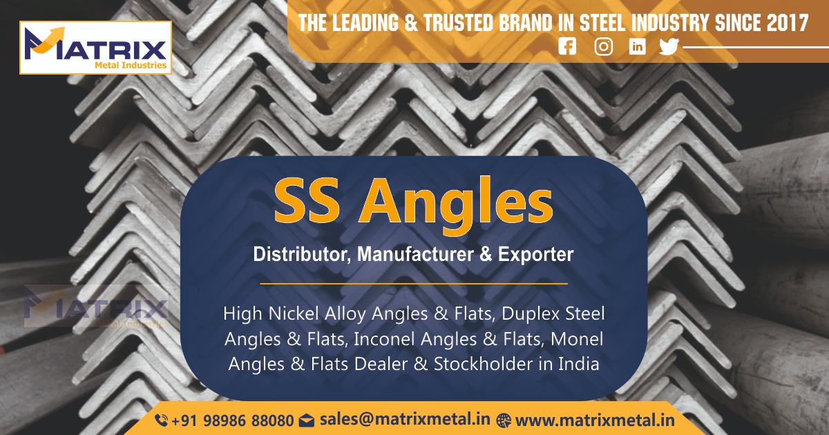 SS Angles Manufacturer & Supplier in India