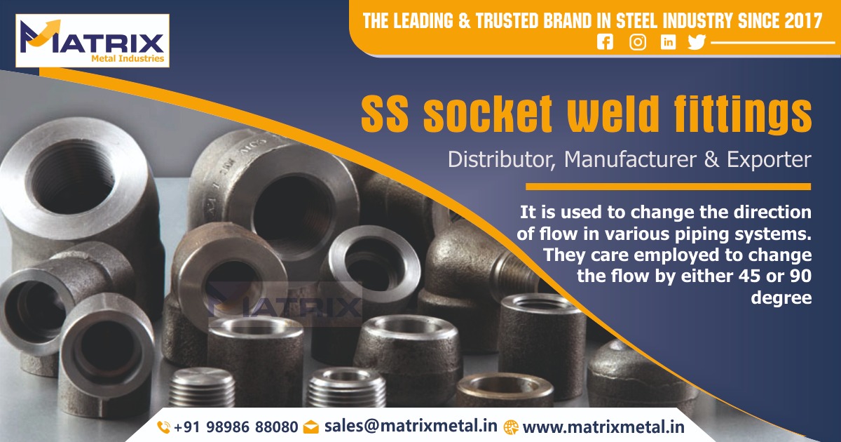 SS Socket Weld Fittings Manufacturer in India