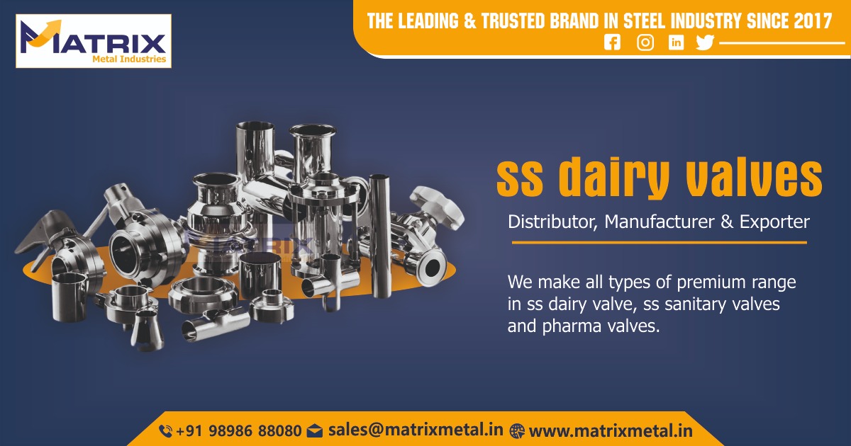SS Dairy Valve Suppliers in Ahmedabad
