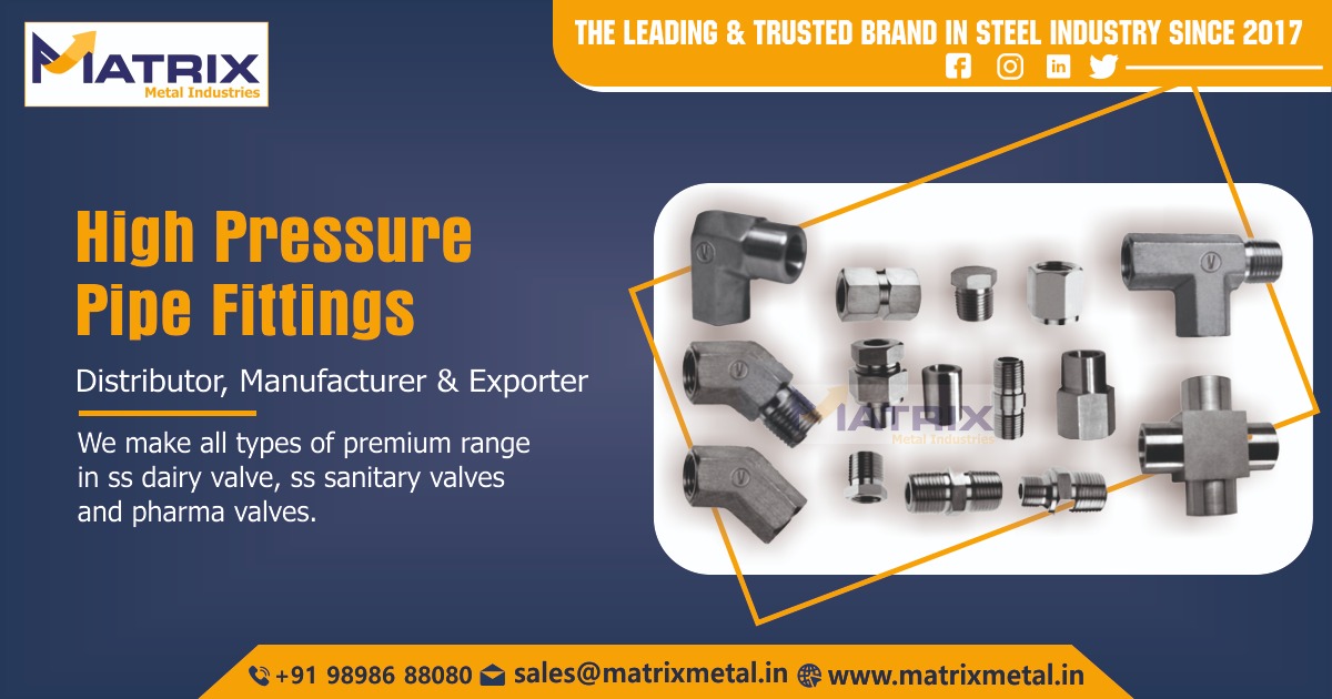 High-Pressure Pipe Fittings Supplier in Ahmedabad