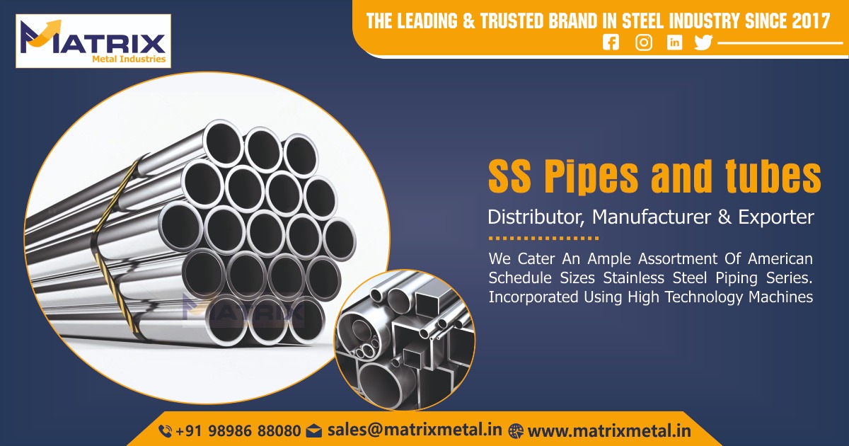 SS Pipes & Tubes Stockiest in Ahmedabad