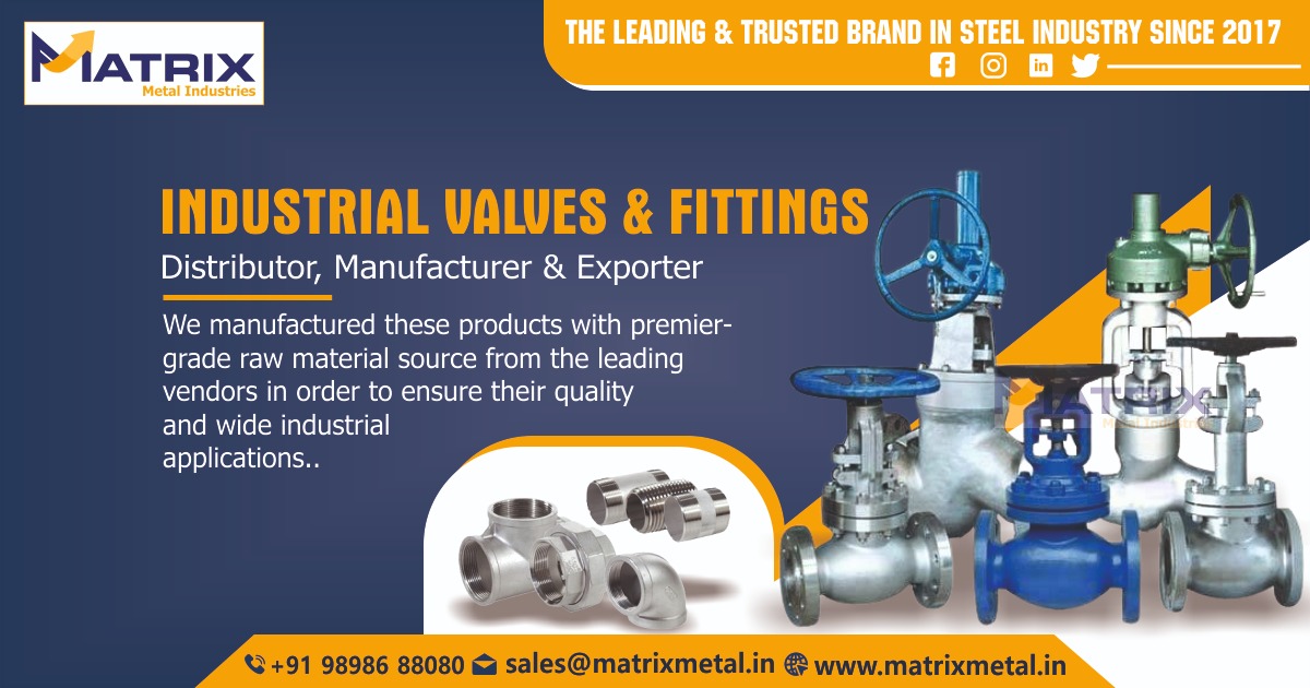 Industrial Valves & Fittings Supplier in Ahmedabad