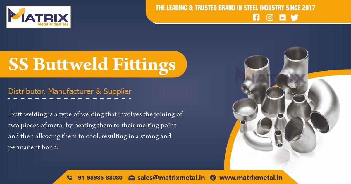 Buttweld Industrial Fittings Supplier in Ahmedabad, Gujarat, India