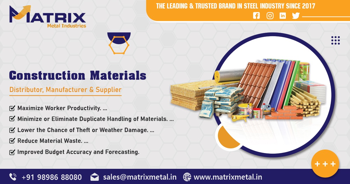 Supplier of Construction Materials in India
