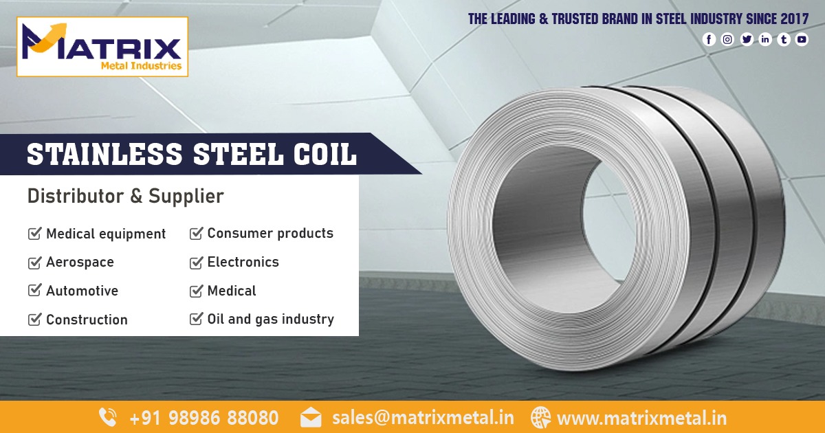 Supplier of Stainless Steel Coils in Indore
