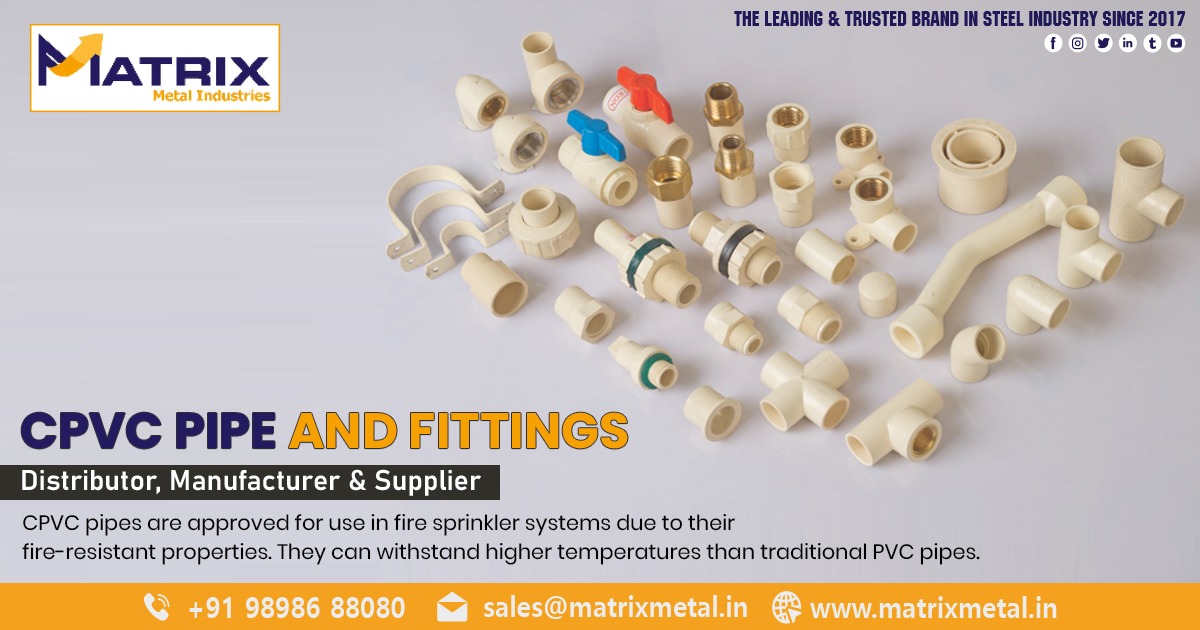 Supplier of CPVC Pipe and Fittings in Dehradun