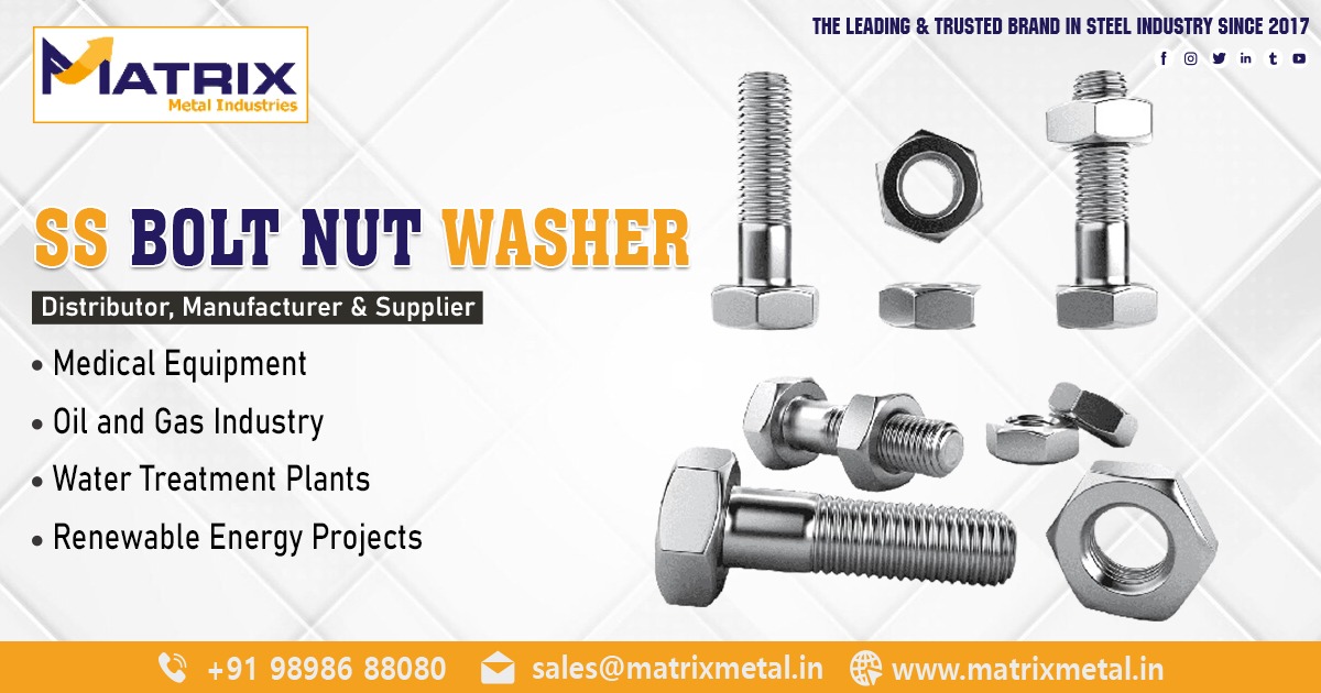Supplier of SS Bolt Nut Washer in Kanpur