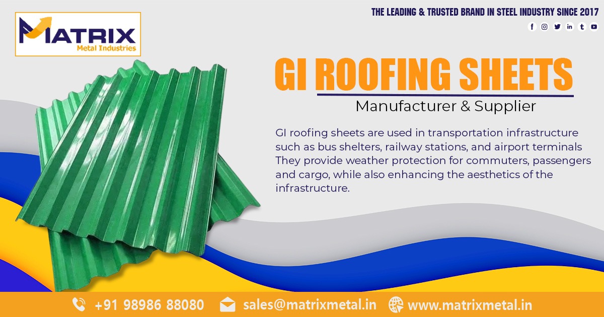GI Roofing Sheet Supplier in Bhopal