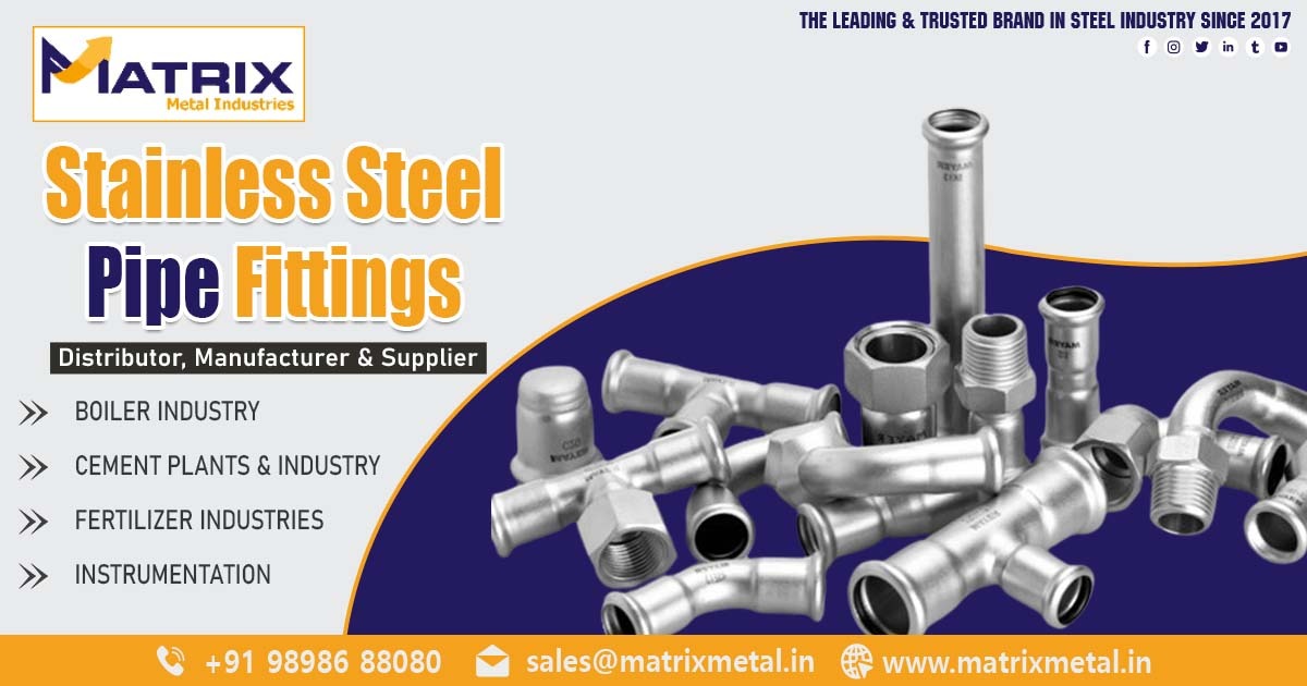Supplier of Stainless Steel Pipe Fittings in Dehradun