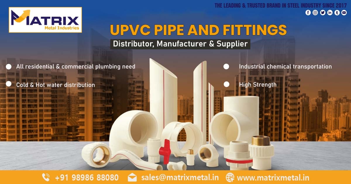 Supplier of UPVC Pipe and Fittings in Katch