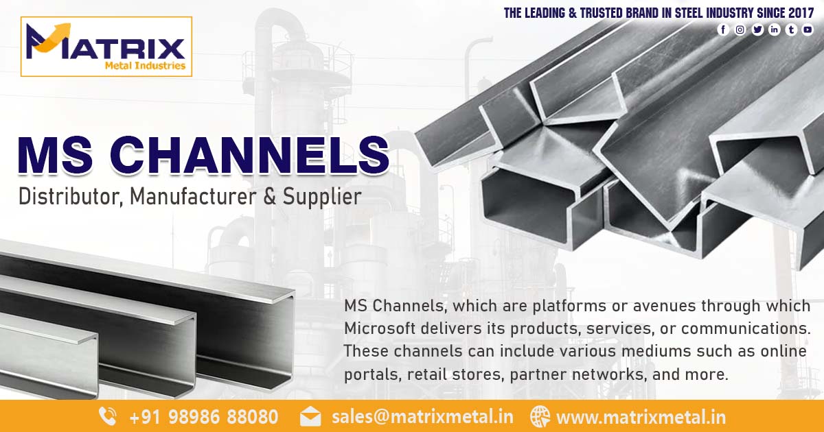 Supplier of MS Channels in Uttar Pradesh
