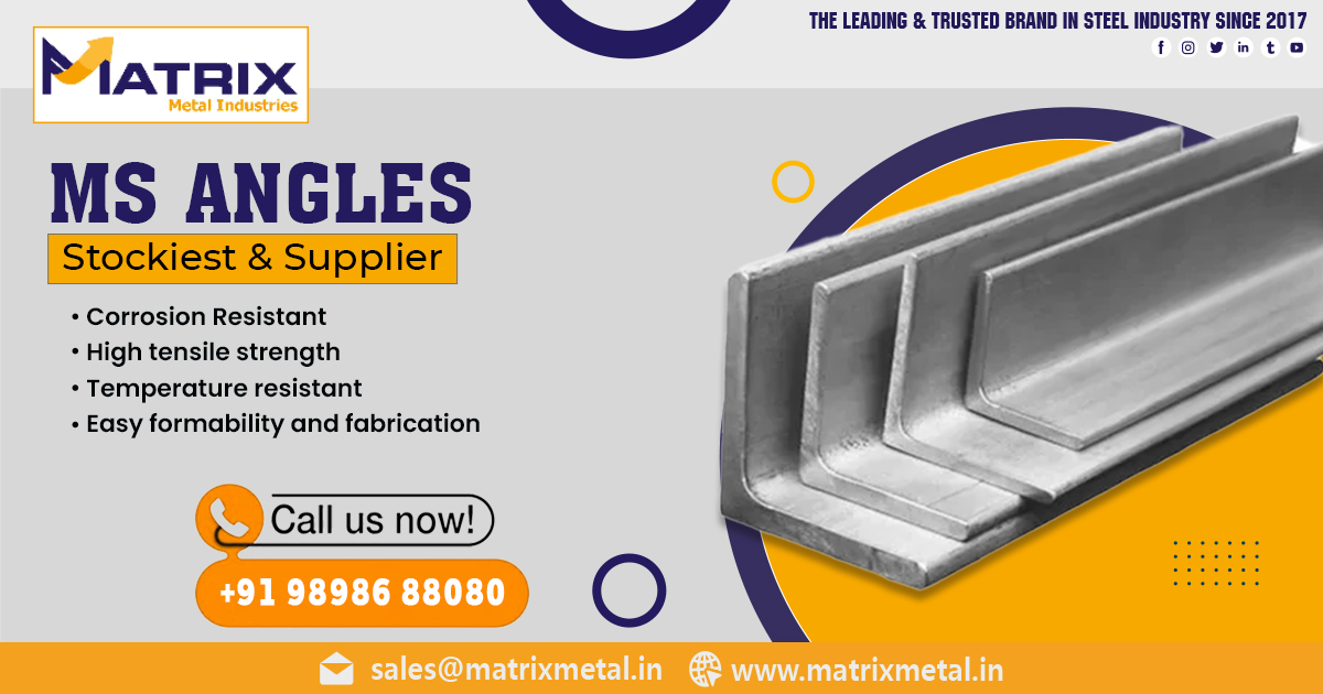 Supplier of MS Angles in Bhopal