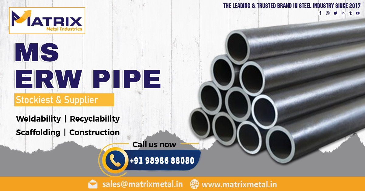 Supplier of MS ERW Pipe in Telangana