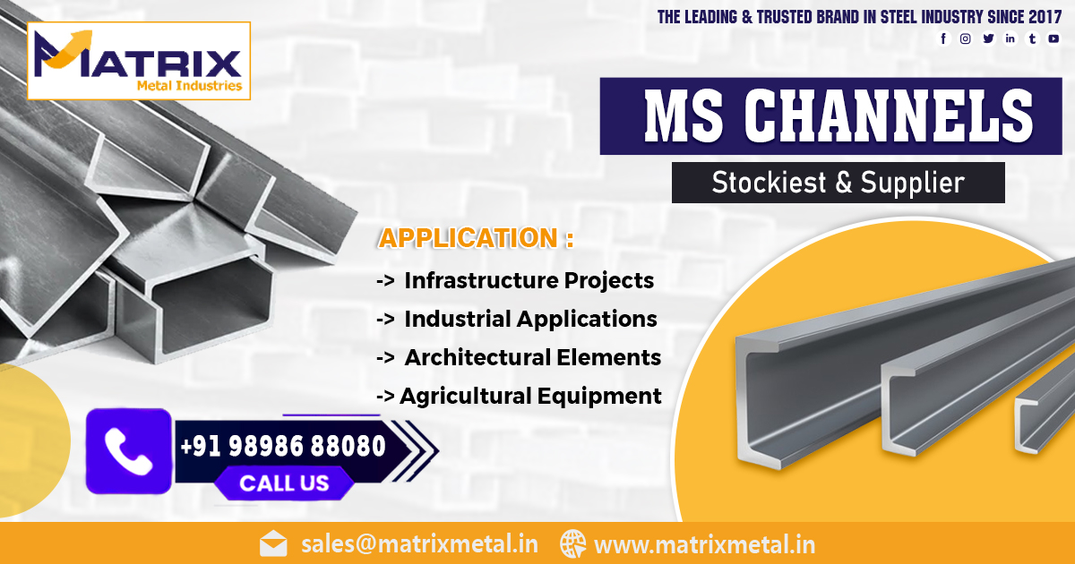 Supplier of MS Channels in Rishikesh