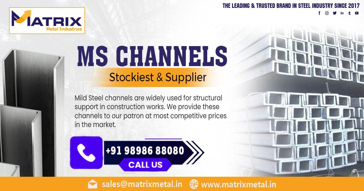 Mild Steel Channels in Rajasthan