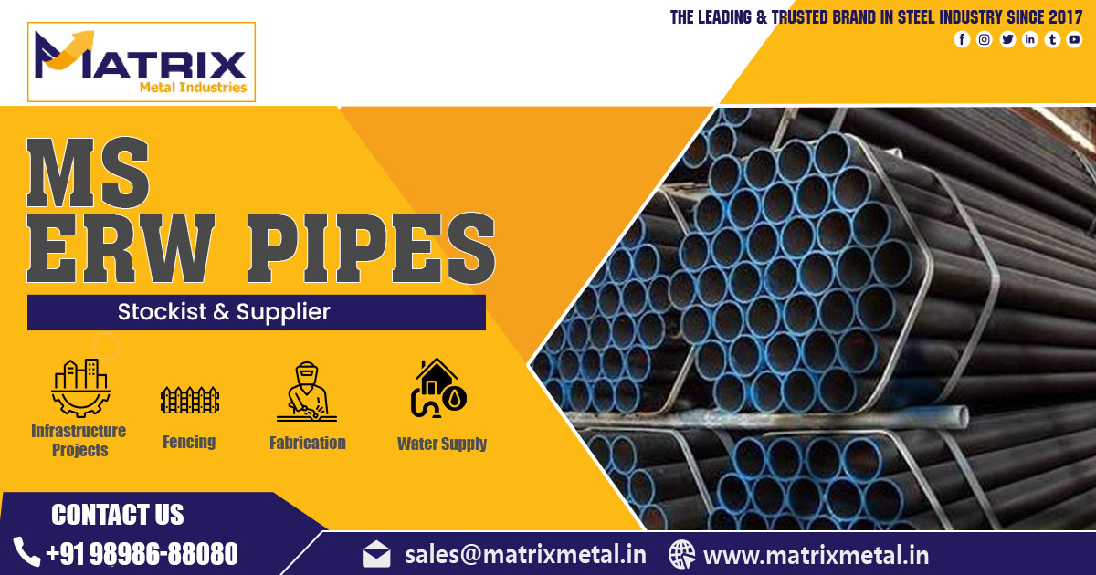 Supplier of MS ERW Pipes in Uttarakhand