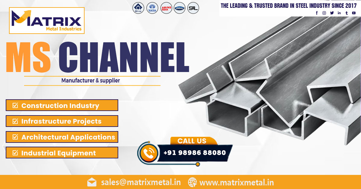 Supplier of Mild Steel Channels in Dehradun