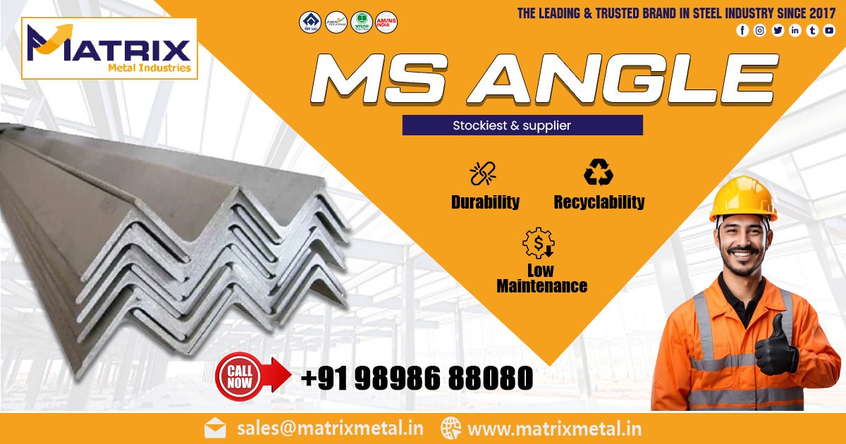 Supplier of Mild Steel Angle in Jaipur