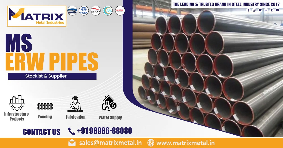 Supplier of MS ERW Pipe in Uttar Pradesh