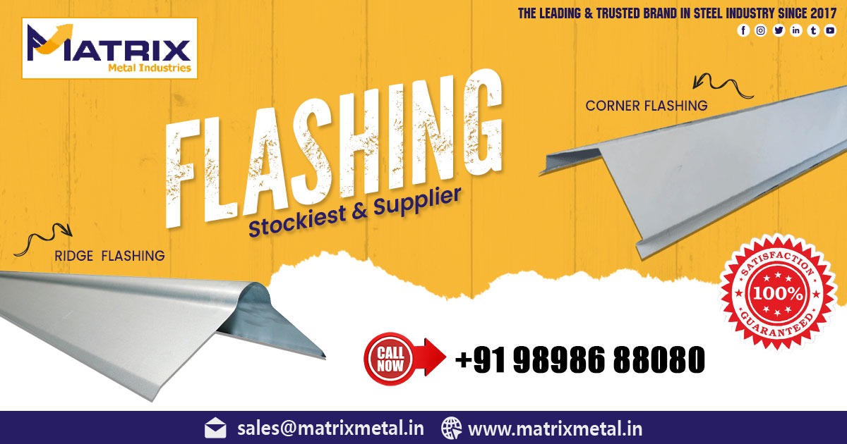 Supplier of high-quality flashing in Dehradun for roofing, construction, and waterproofing applications.