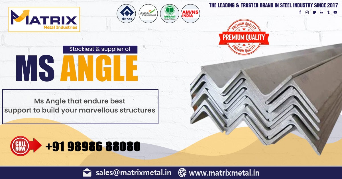 Supplier of MS Angle in Gandhidham