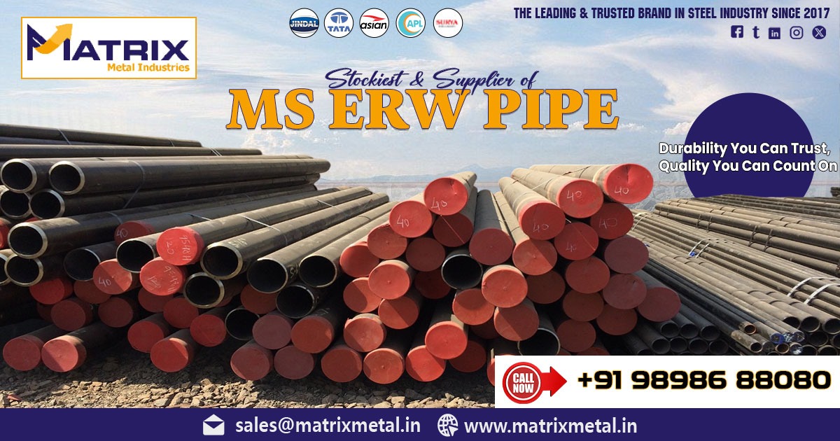 Supplier of MS ERW Pipe in Kanpur