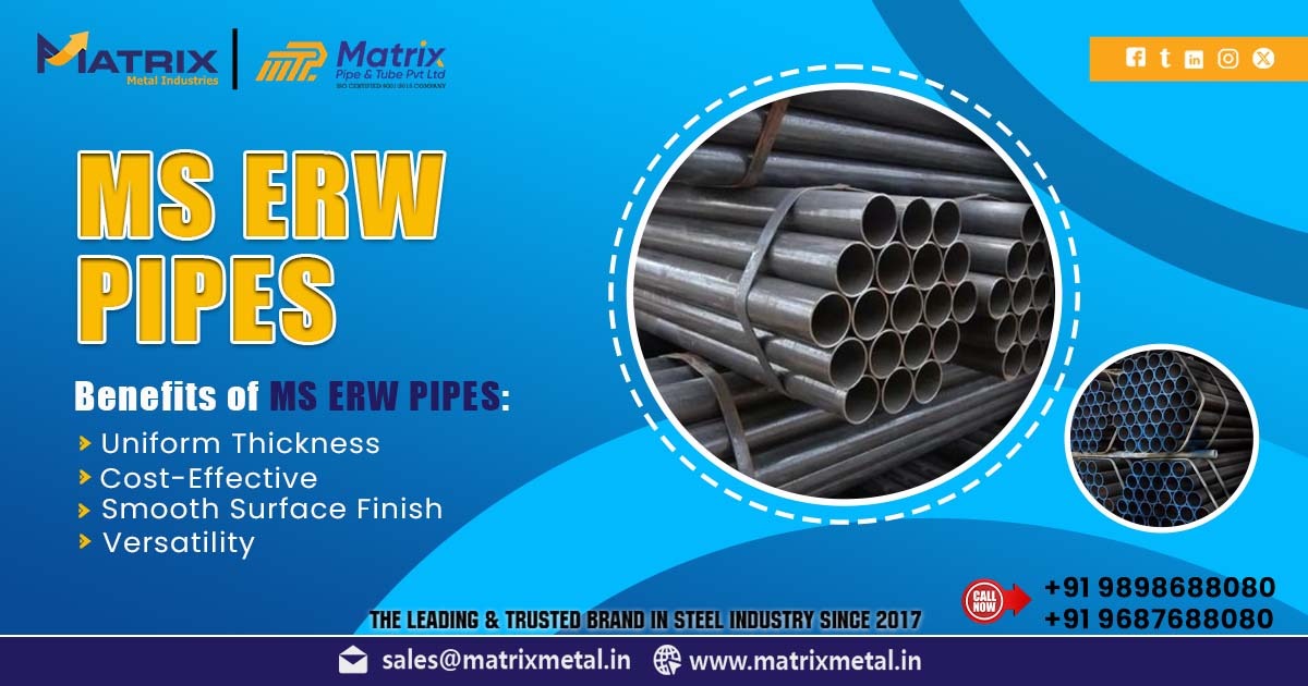 MS ERW Pipes in Kolkata