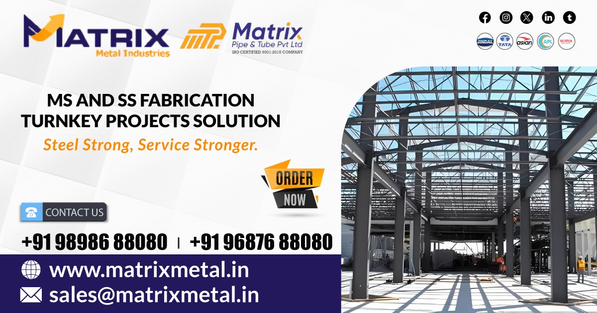 MS and SS Fabrication Turnkey Projects Solutions in Udaipur