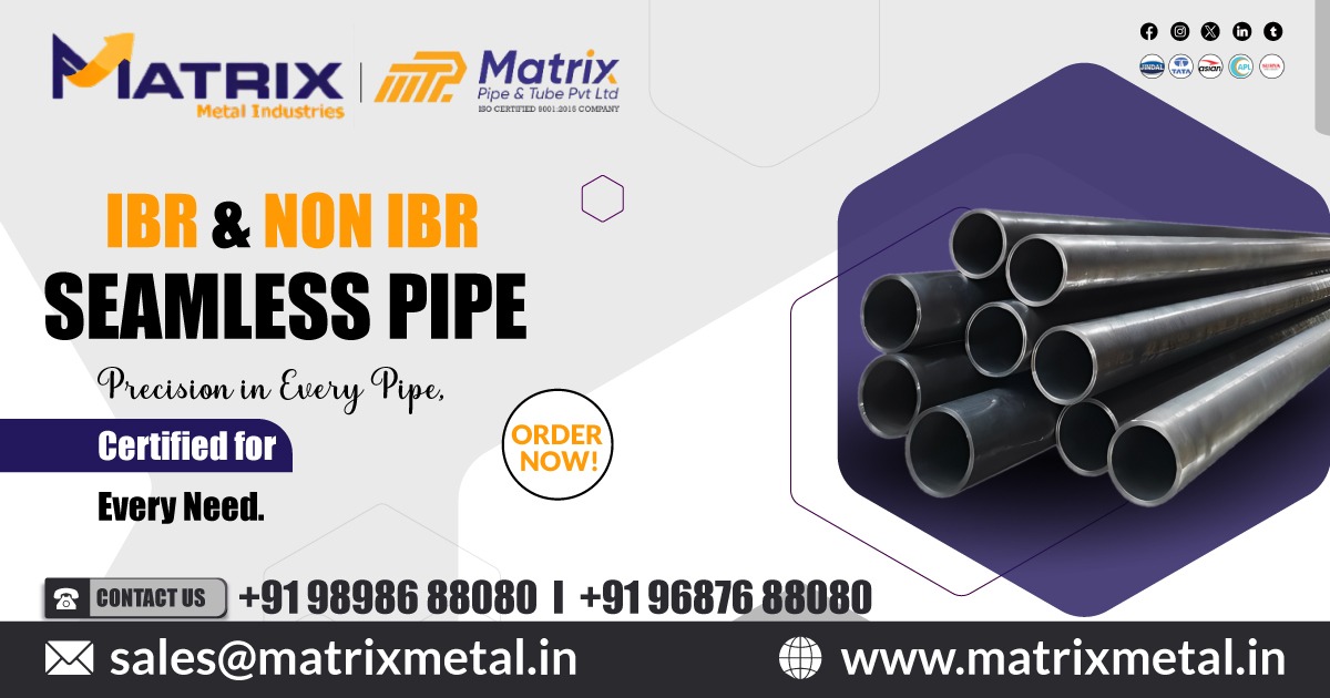 IBR and Non IBR Seamless Pipe in Maharashtra