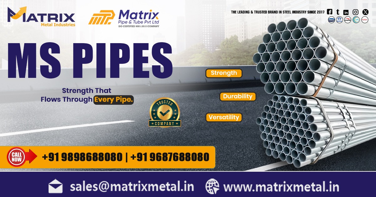 Mild Steel Pipes in Ahmedabad