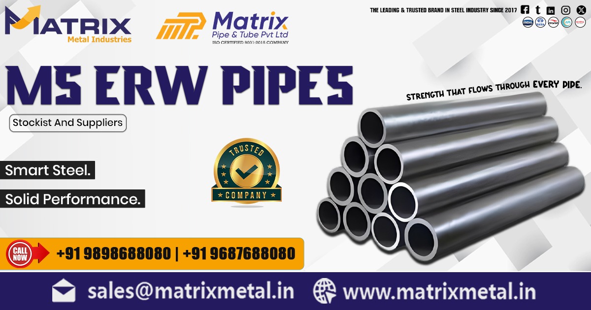 MS ERW Pipes in Chennai