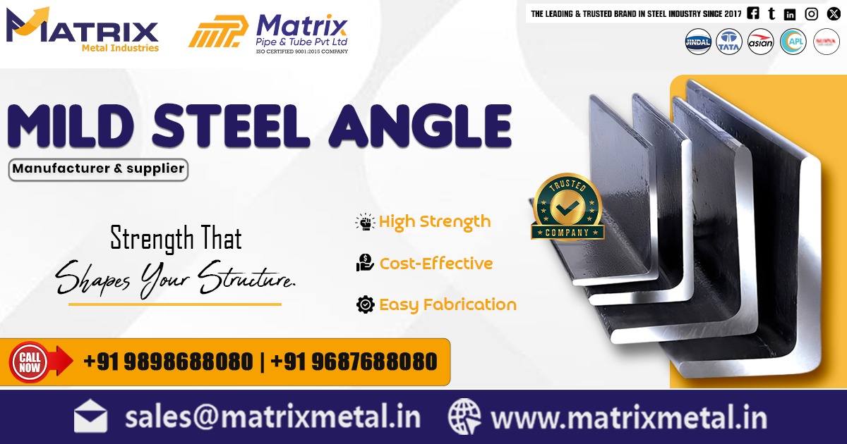 Supplier Of Mild Steel Angle in Chennai
