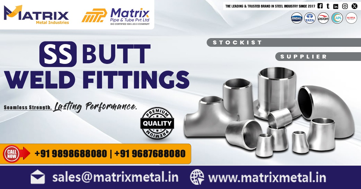 Stainless Steel Butt Weld Fittings in Kanpur