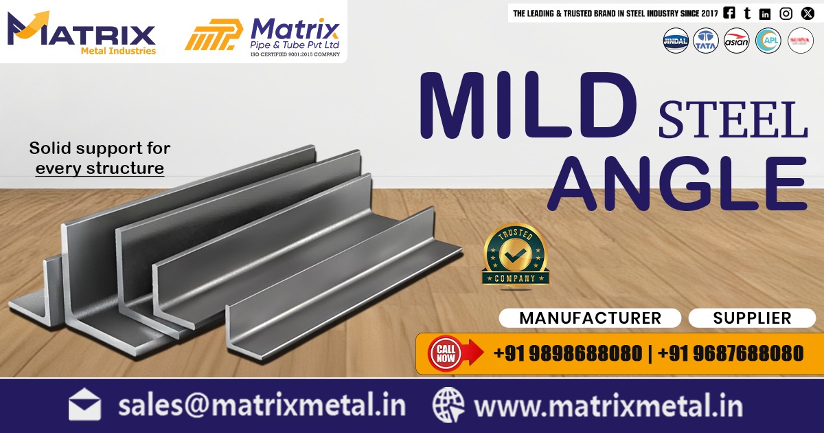Supplier of Mild Steel Angle in Dehradun