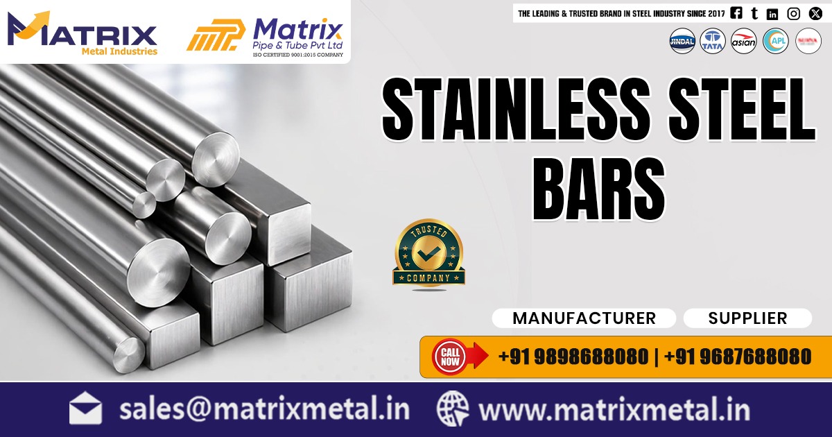 High-quality Stainless Steel Bars in Mumbai by Matrix Metal Industries