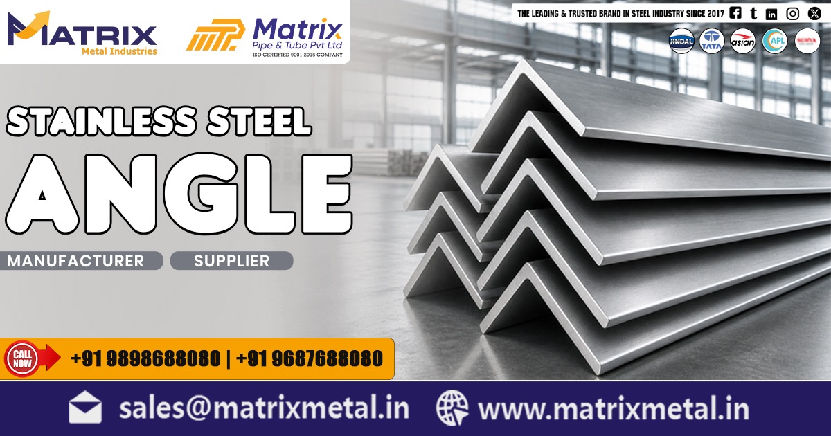 Stainless Steel Angle In Gujarat by Matrix Metal Industries