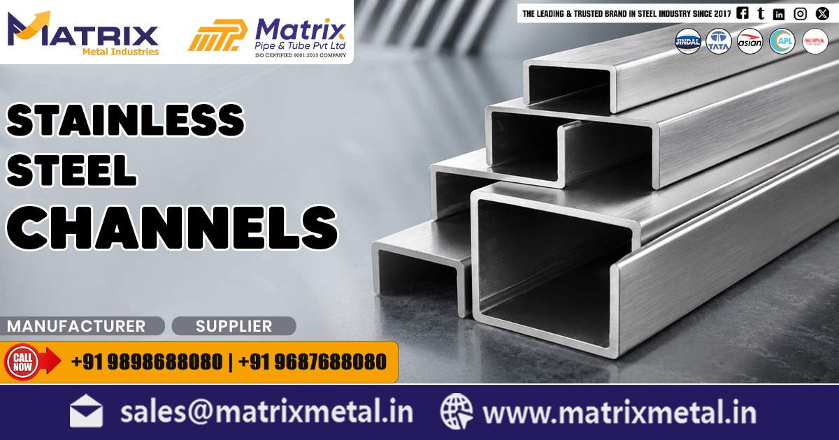 Stainless Steel Channels for Industrial Use