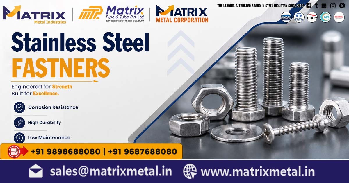 High-Quality Stainless Steel Fasteners In Ankleshwar