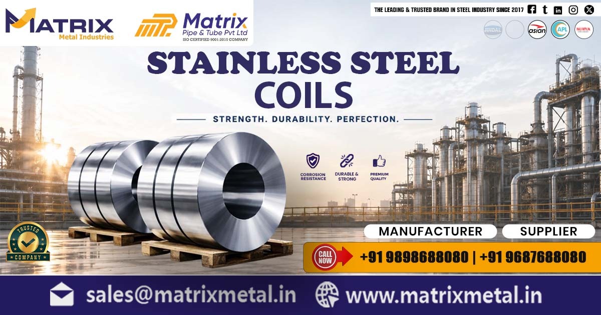 Premium Customized Stainless Steel Coil Supplier in Ankleshwar