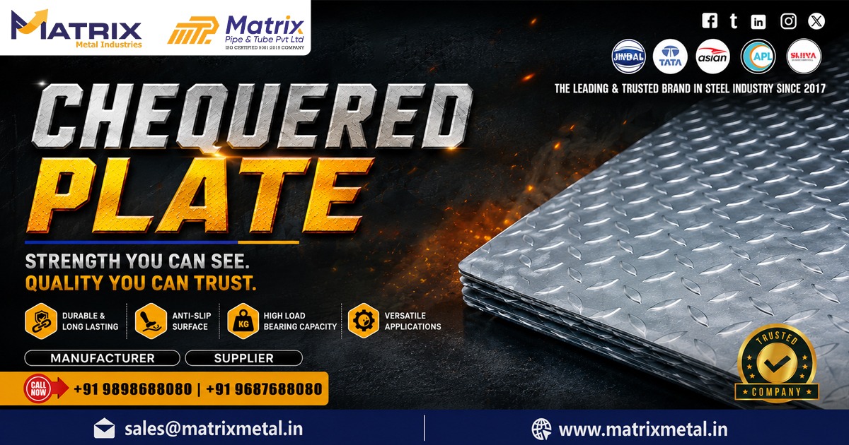 Chequered Plates Manufacturer and Supplier In India